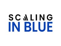 Scaling in Blue logo